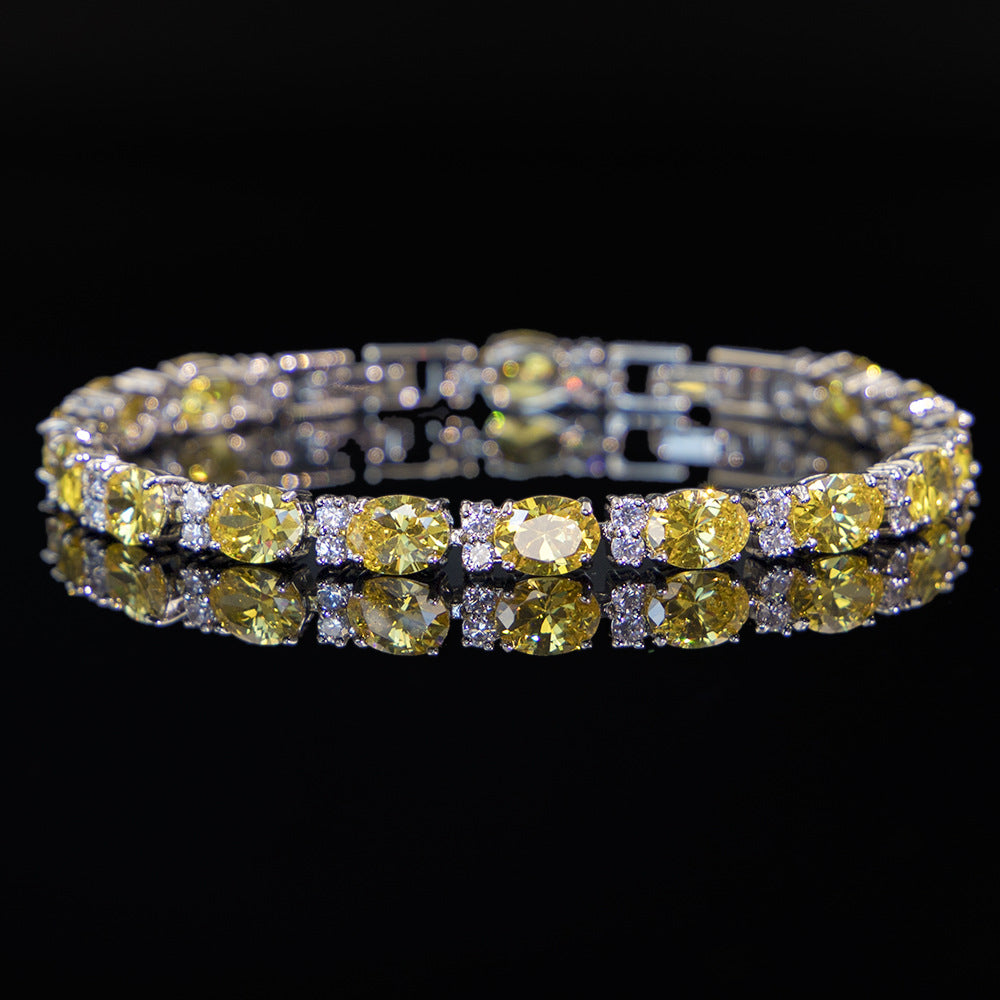Crystal Zircon Bracelet – Elegant Summer Jewelry