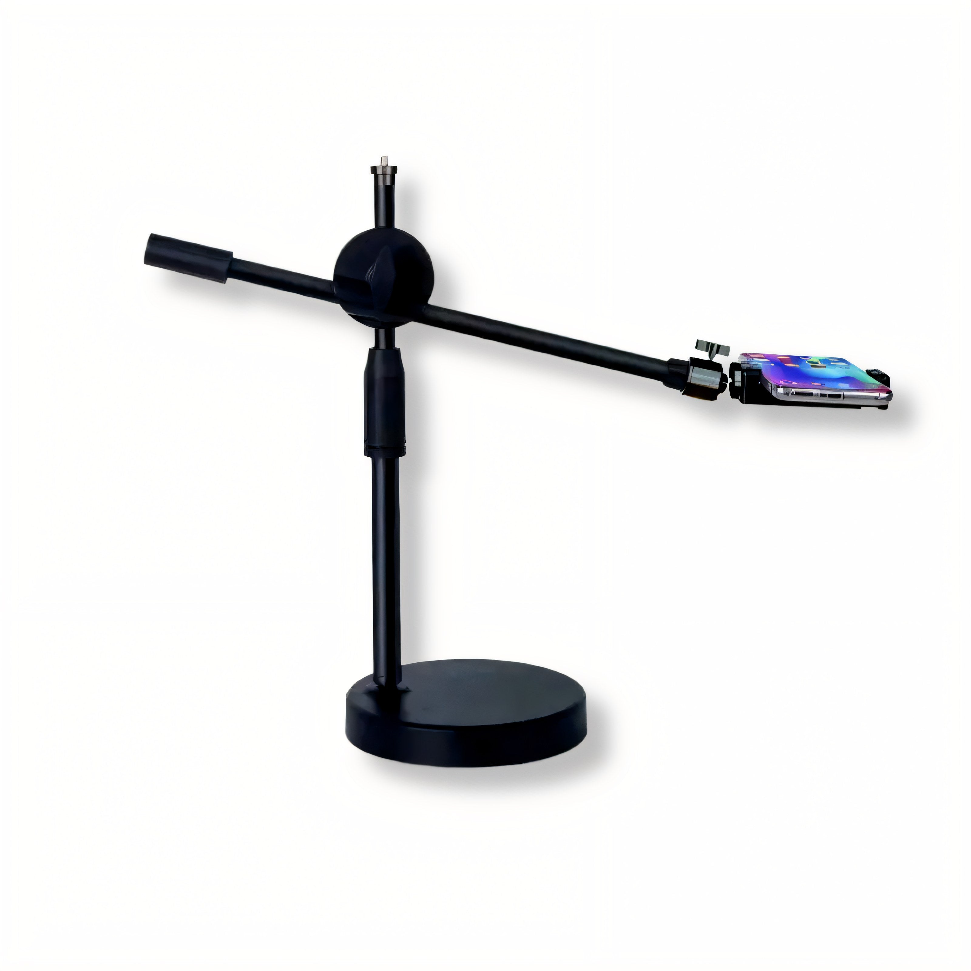 Overhead Tripod Stand with Phone Holder Boom Arm