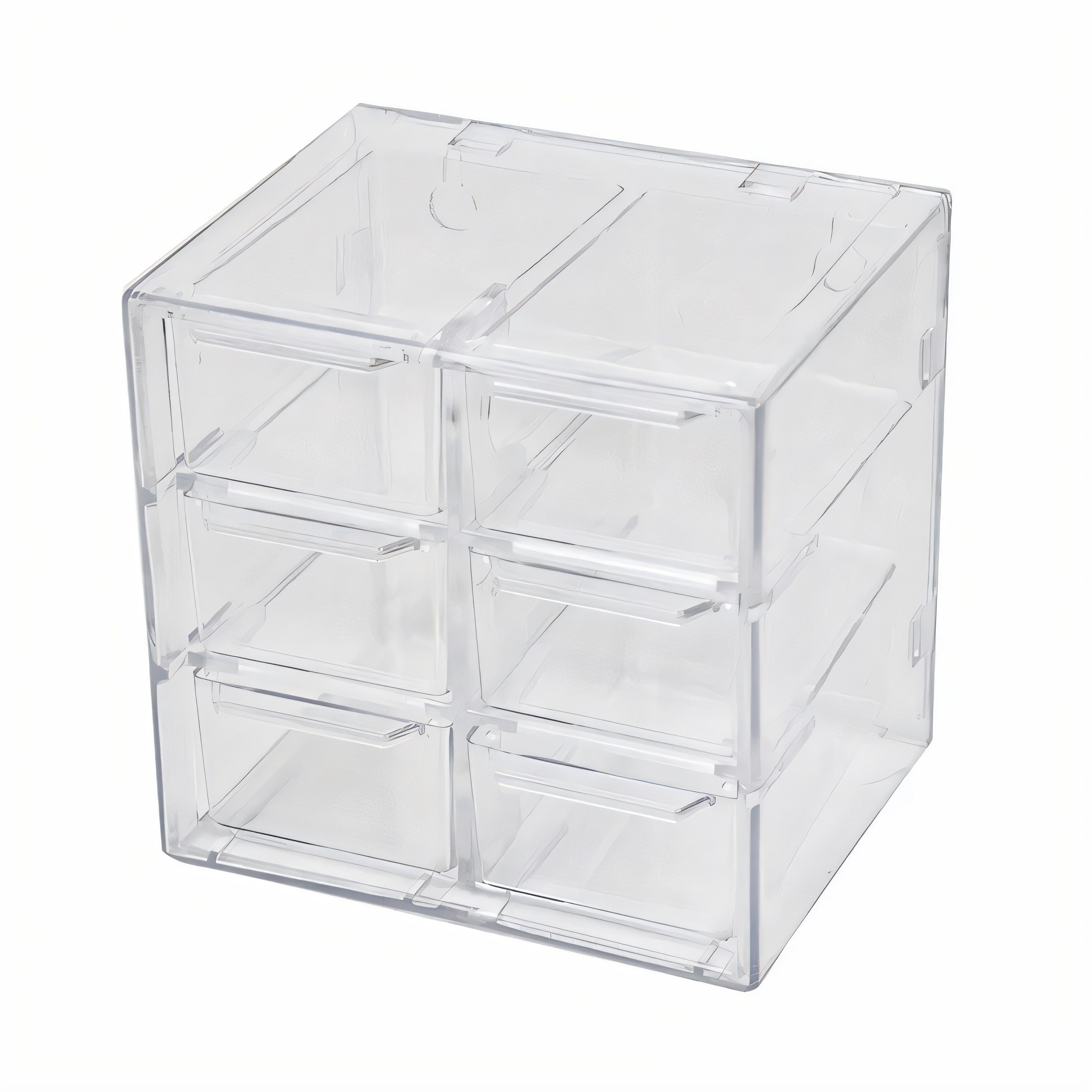 Stackable Desktop Jewelry Organizer Storage Box