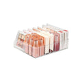 7-Compartment Clear Plastic Makeup Organizer Tray