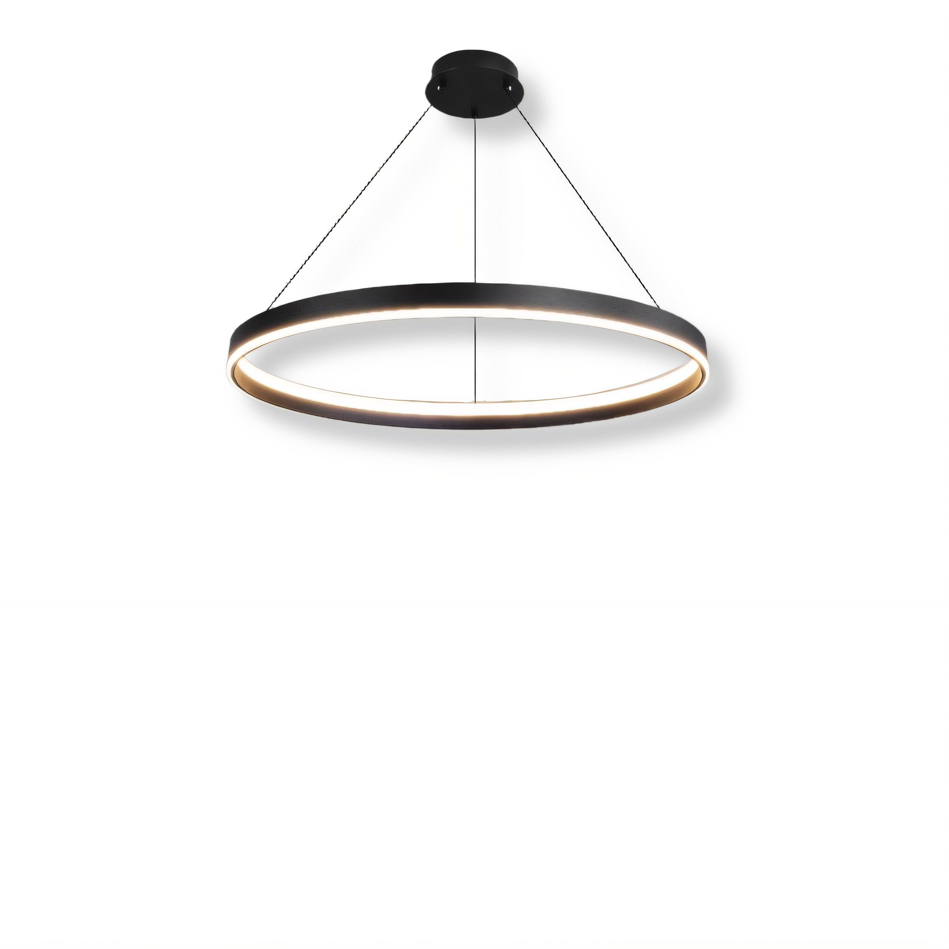 Annular LED Dining Room Pendant Lamp 80cm