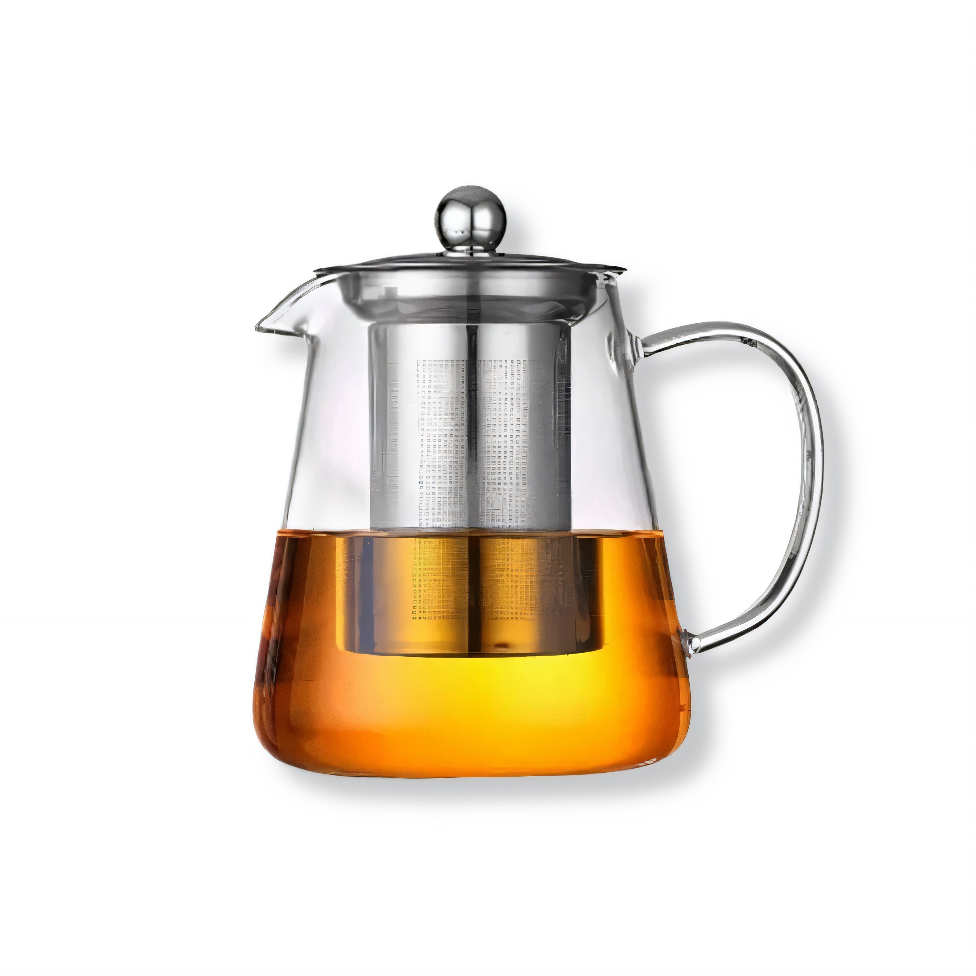 Glass Teapot with Stainless Steel Infuser