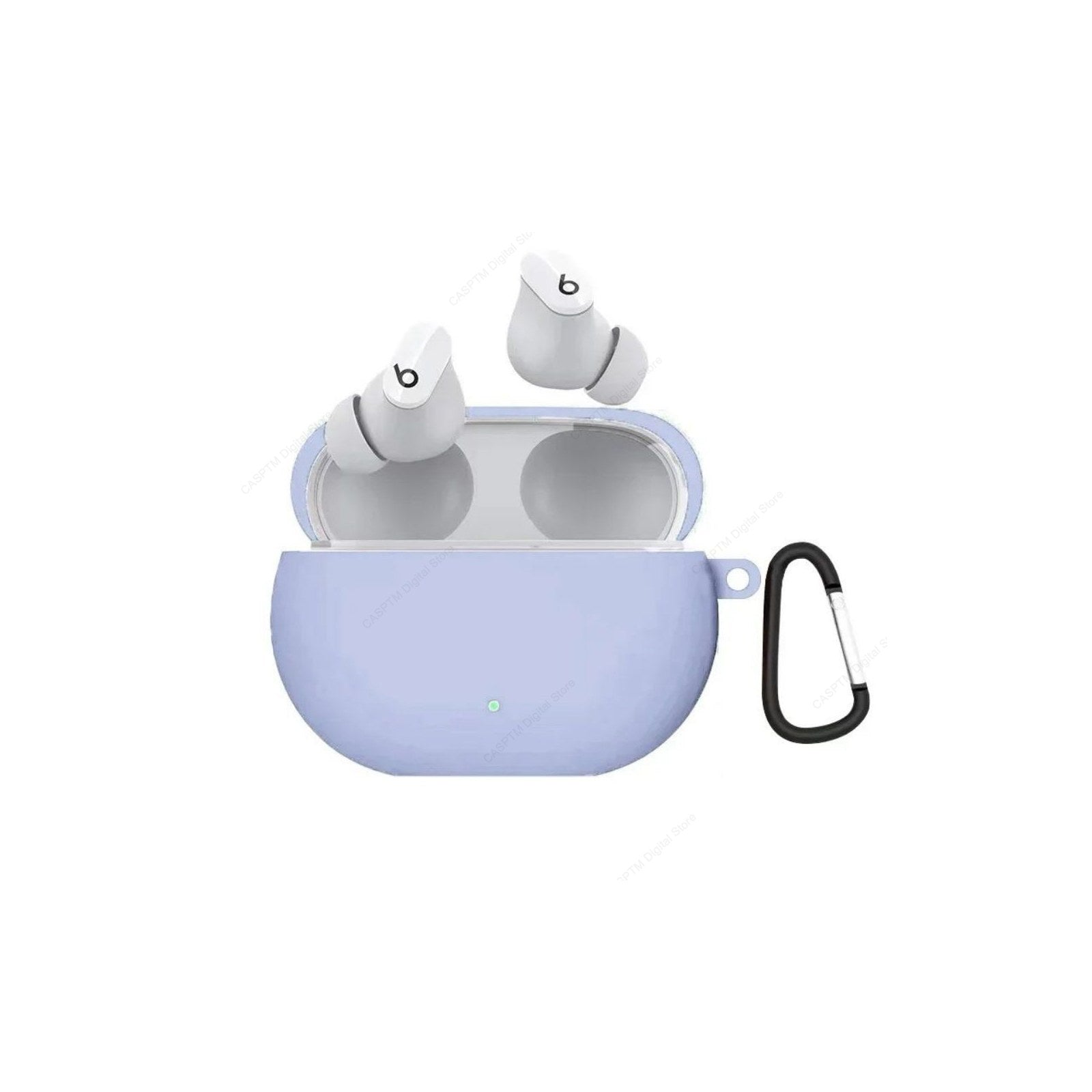 Silicone Earbud Case with Keychain Hook