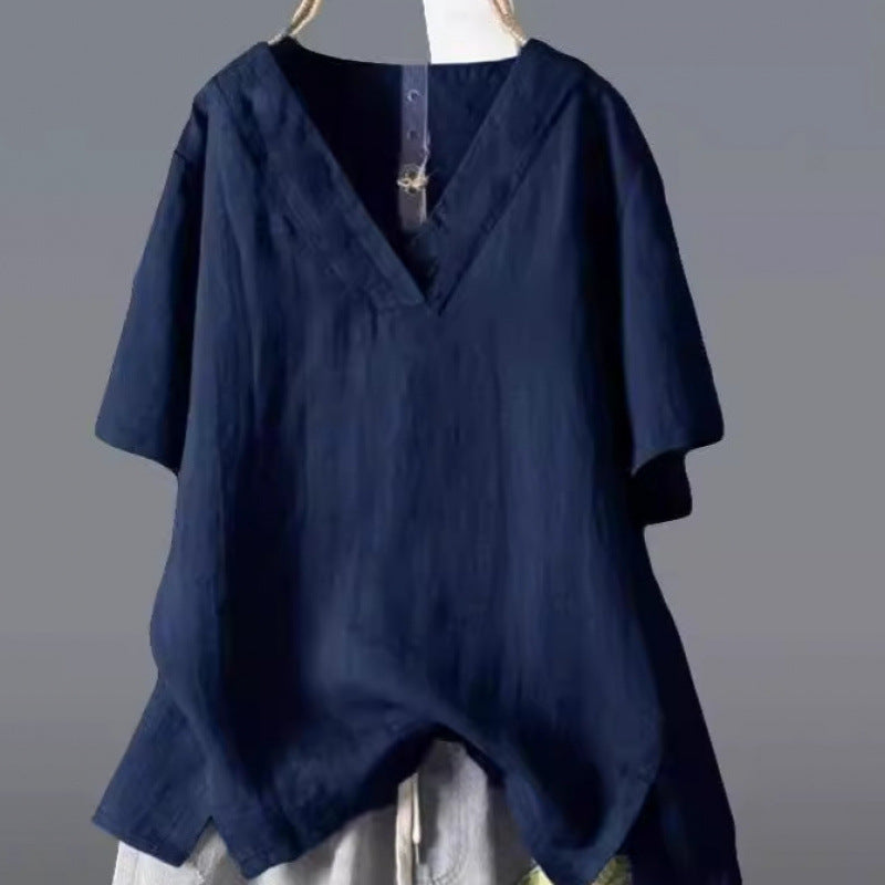 loose fitting artistic summer top women
