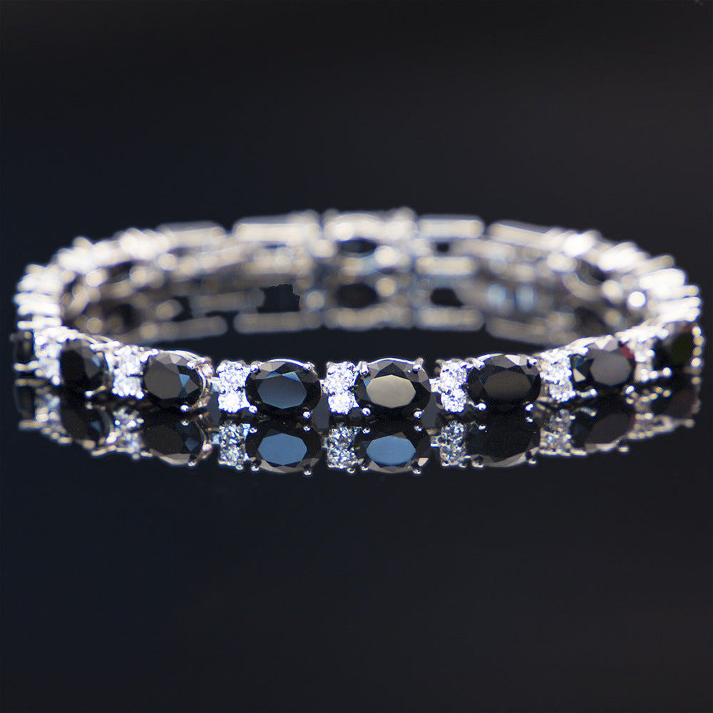 Crystal Zircon Bracelet – Elegant Summer Jewelry