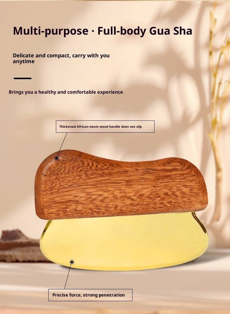 Zinc Alloy Fascia Scraper for Gua Sha Massage