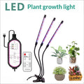 Dual-Head LED Plant Growth Light with Timer & Remote