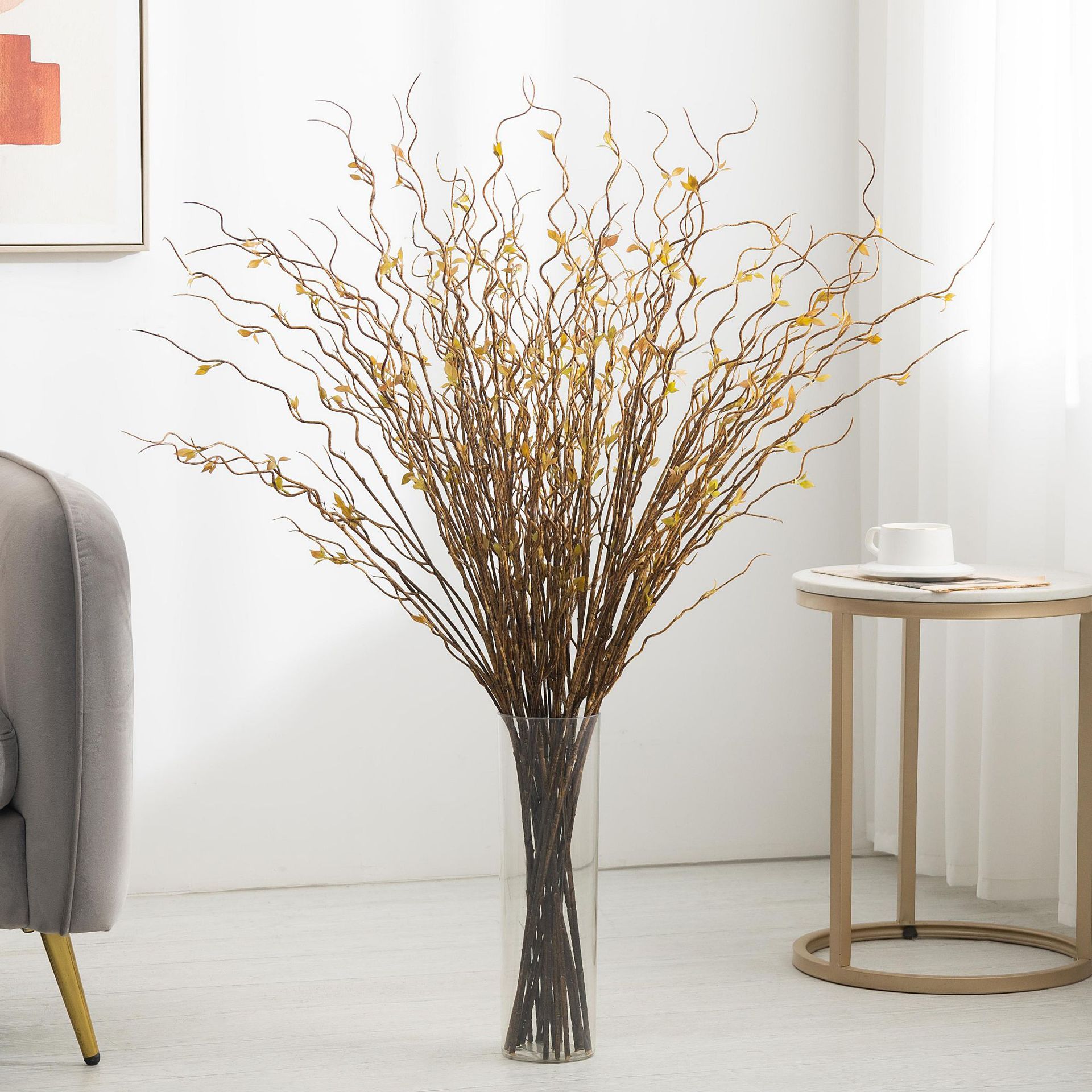 artificial willow branches floral stems