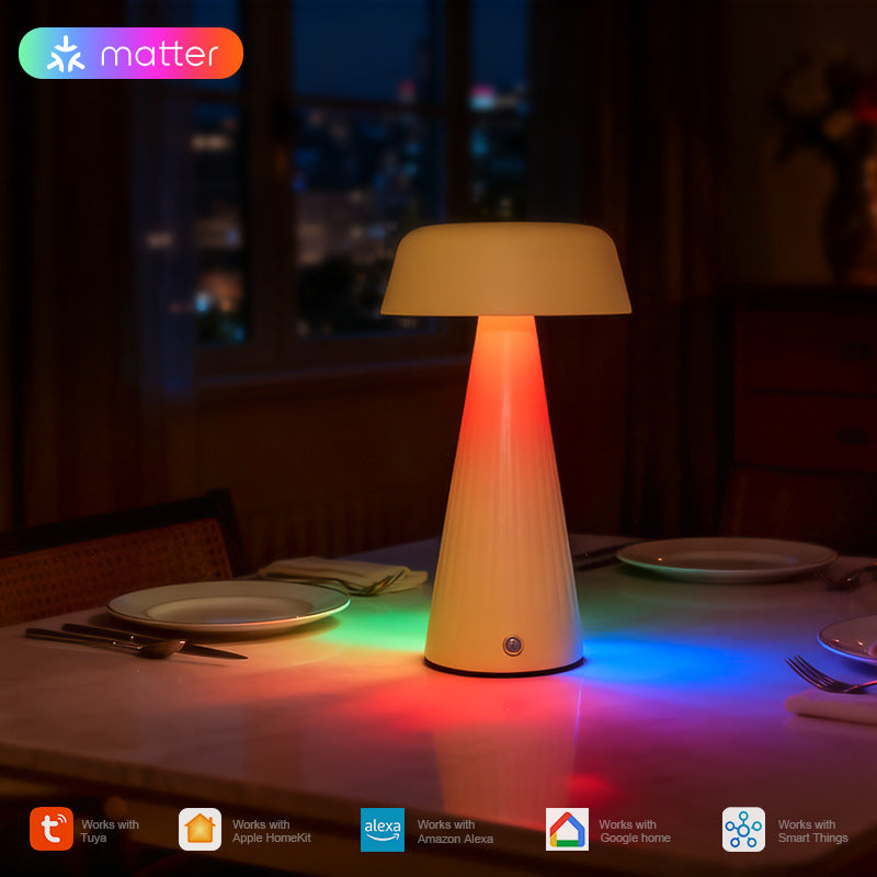 smart wireless charging desk lamp