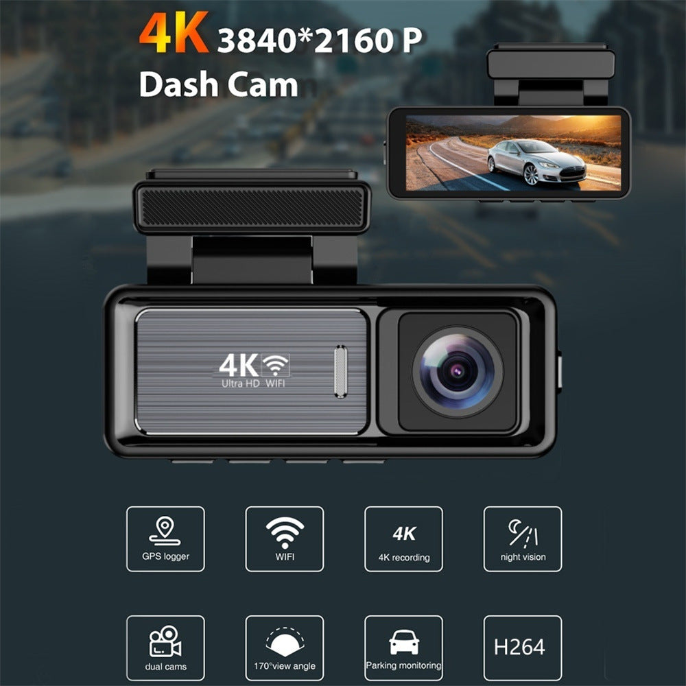 Dual Channel Dash Cam Front and Rear Recording