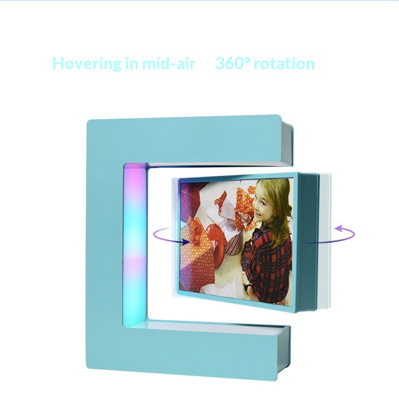 Magnetic Levitation Photo Frame with LED Lights