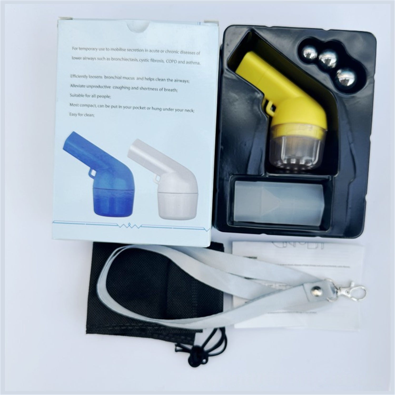 Manual Respiratory Expectorant Device for Home Use