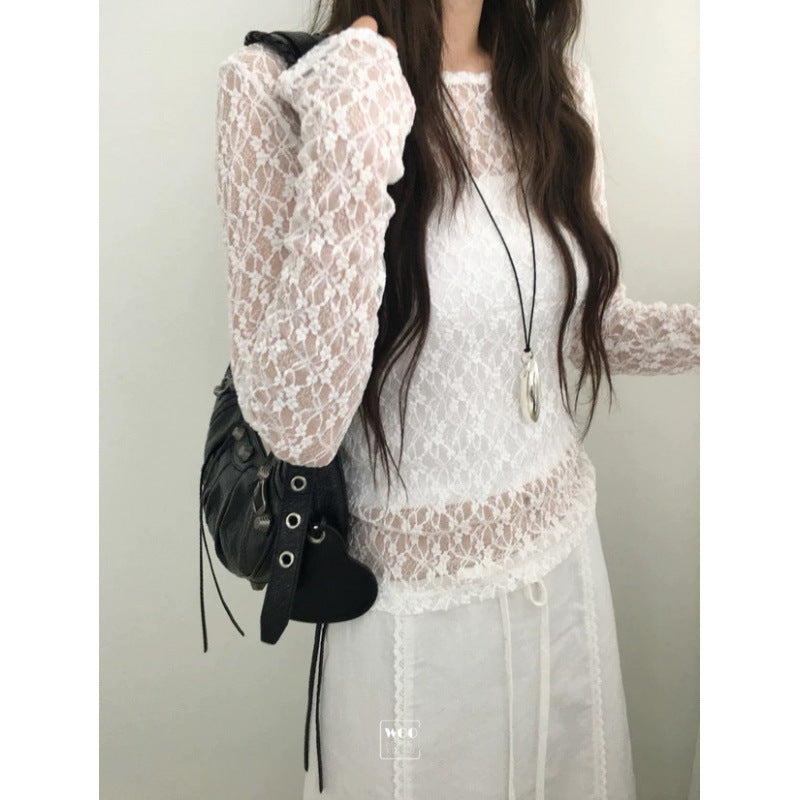 Y2K Bubble Cutout 3D Long-Sleeve Top