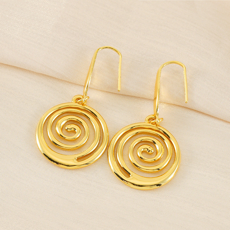 Stainless Steel Mosquito Coil Holder Earrings