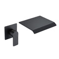 Wall Mount Bathtub Faucet Matte Black Single Handle