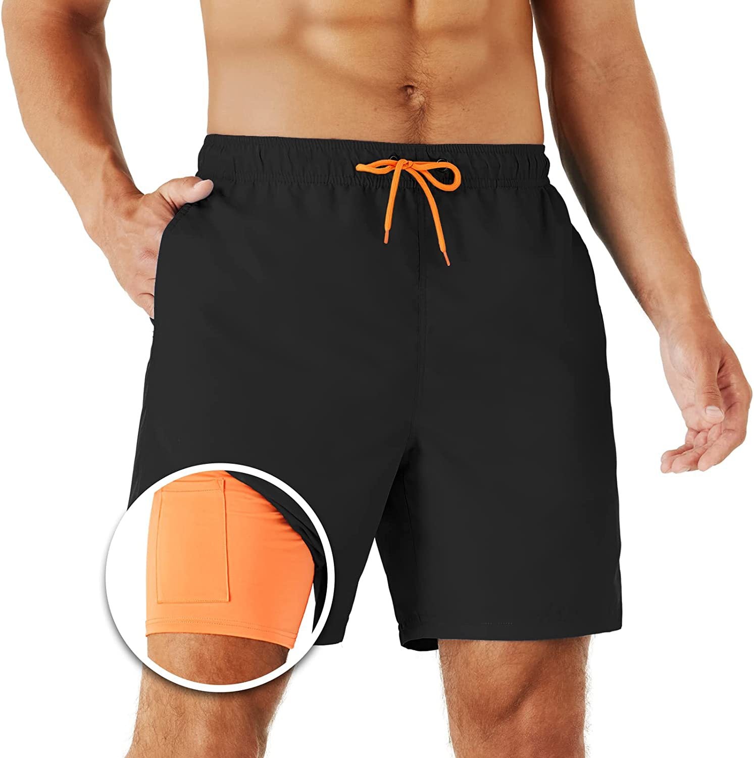 Quick-Dry Solid Shorts for Men & Women