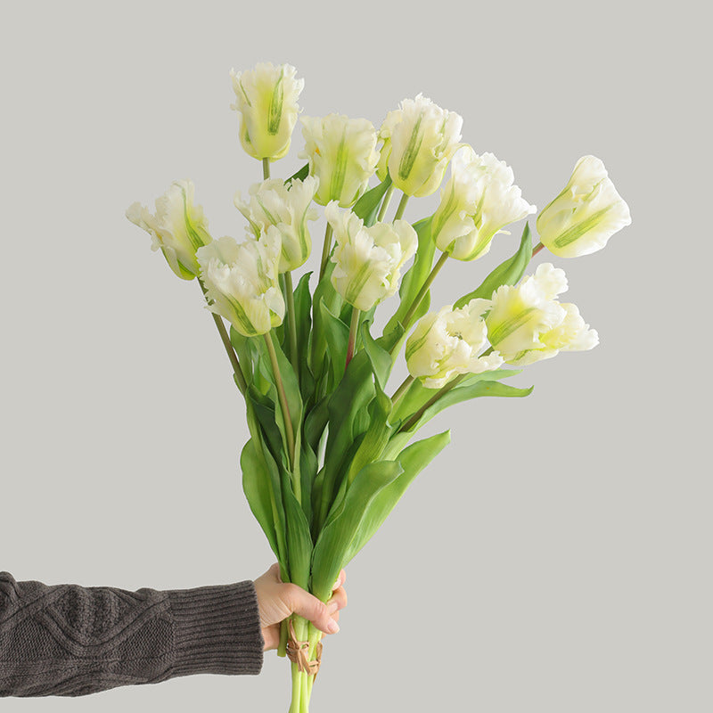 artificial flowers coffee table decor