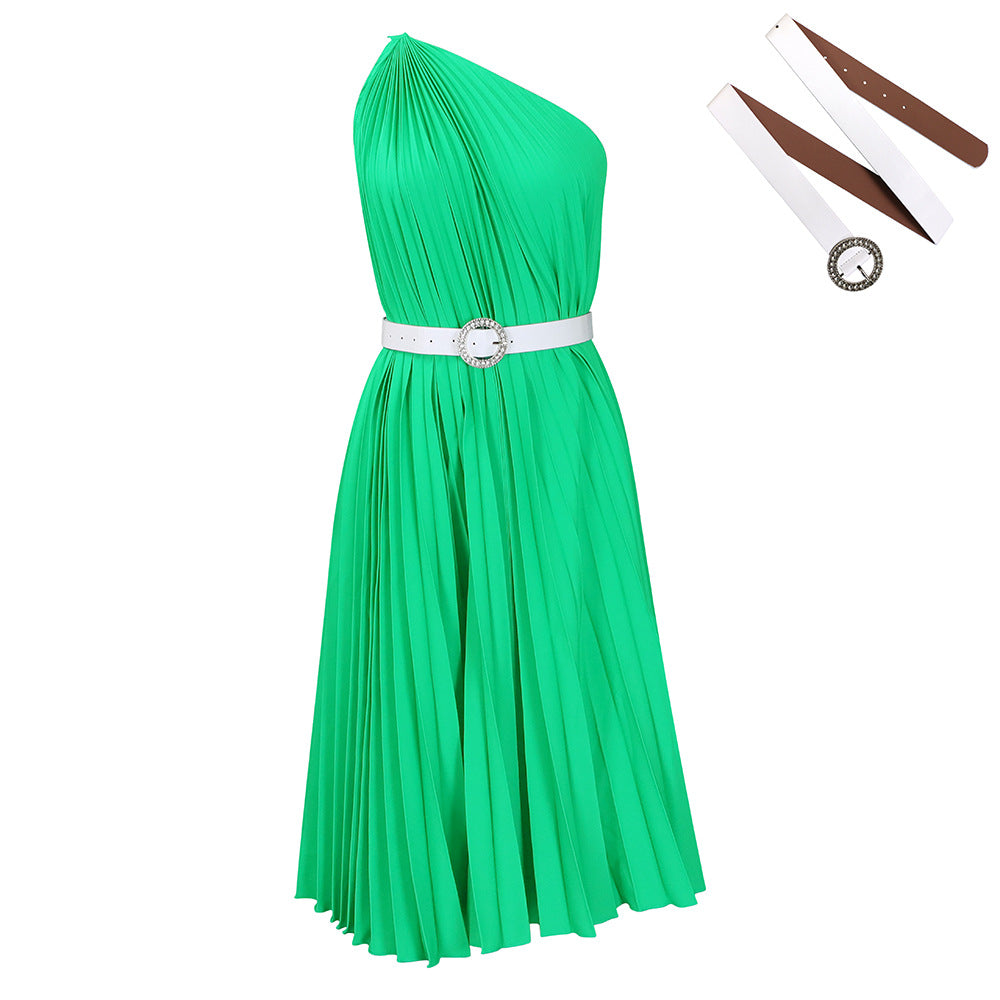 Women's Pleated Maxi Skirt - Effortless Casual Style