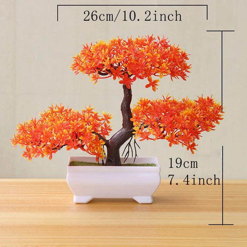 Artificial Bonsai Tree Potted Plant Home Decor
