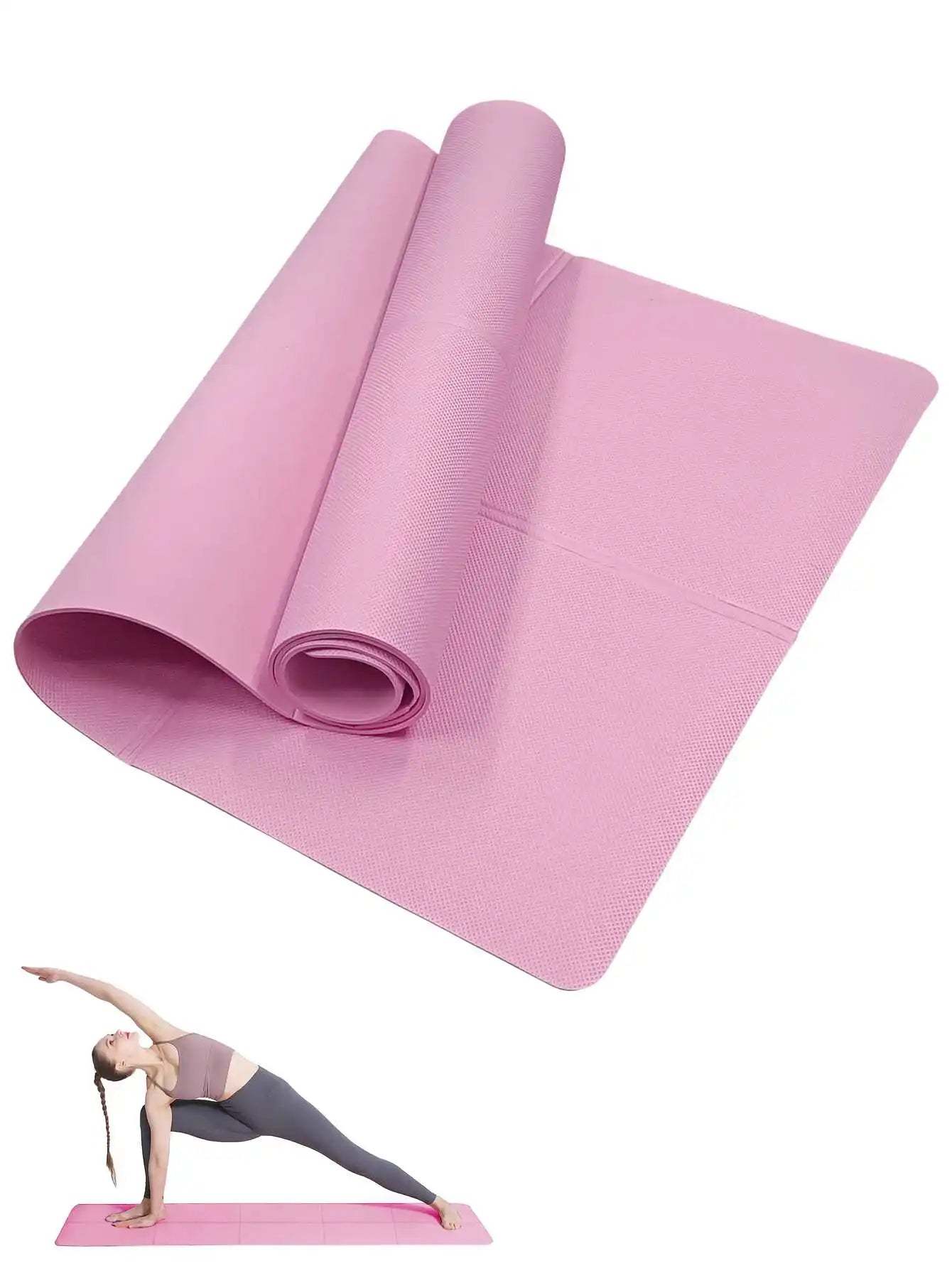Yoga Mat Non-Slip Exercise Fitness Pad 6mm