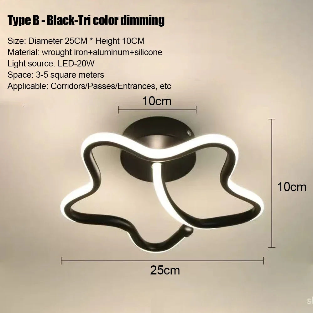 LED Strip Aisle Ceiling Light Modern Minimalist