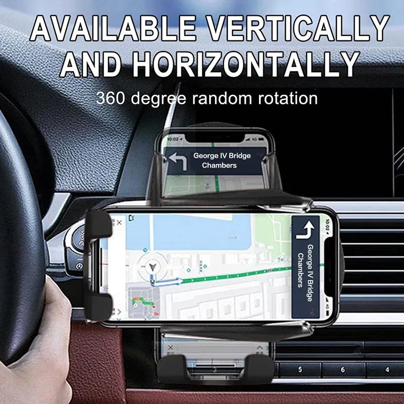 Wireless Car Phone Mount with Fast Charging