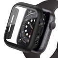 Tempered Glass+cover For Apple Watch Accessories 45mm 41mm 4