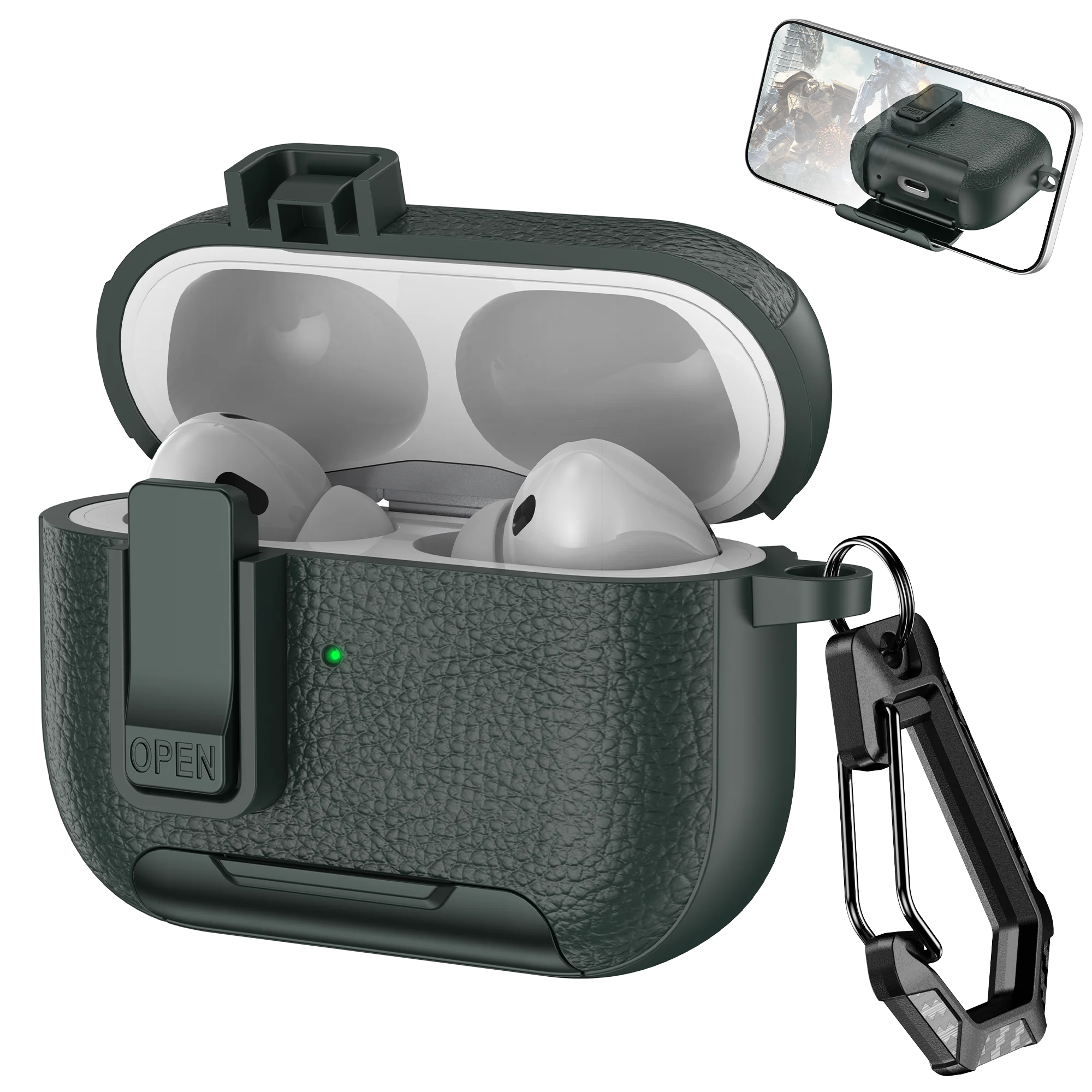 Phone Holder cortex Case For AirPods Pro 2 or AirPods 1 2 3 