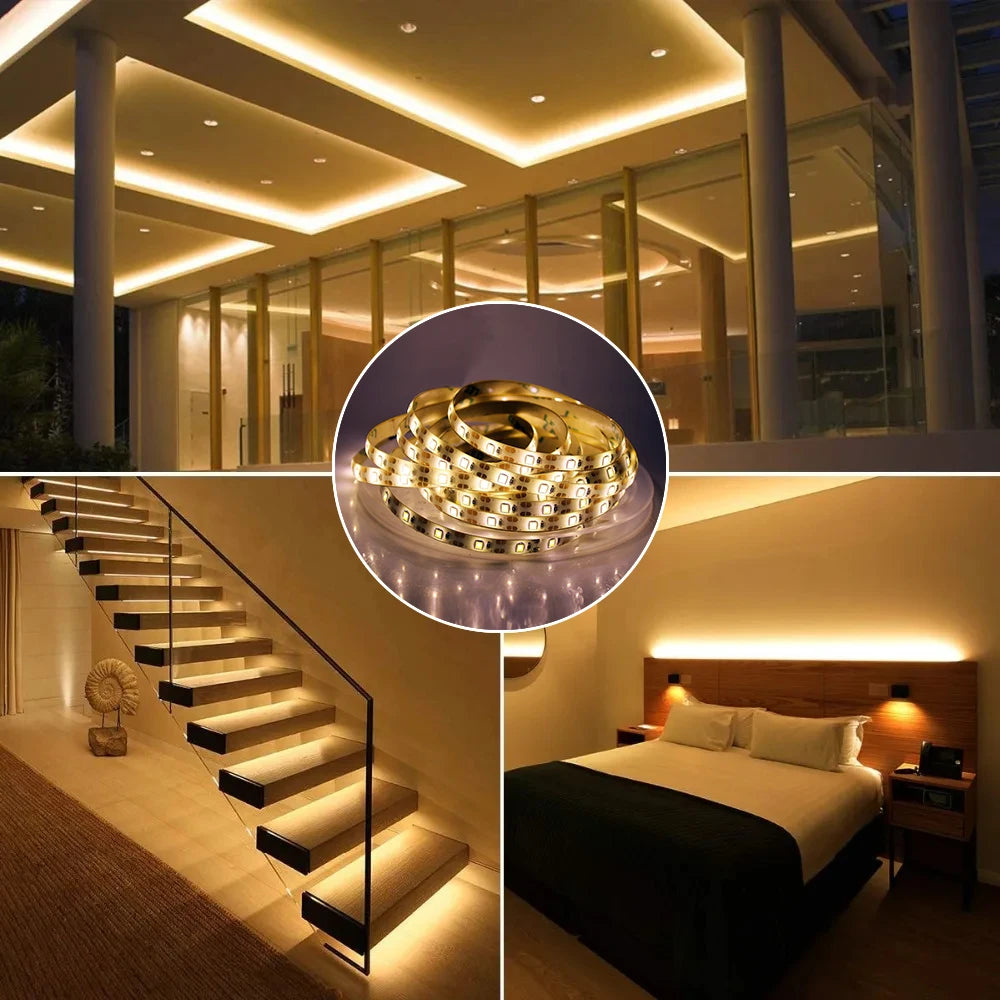 LED Strip Light 16.4FT Battery Powered Flexible
