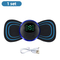 EMS Neck Massager with LCD Display & Wireless Pads