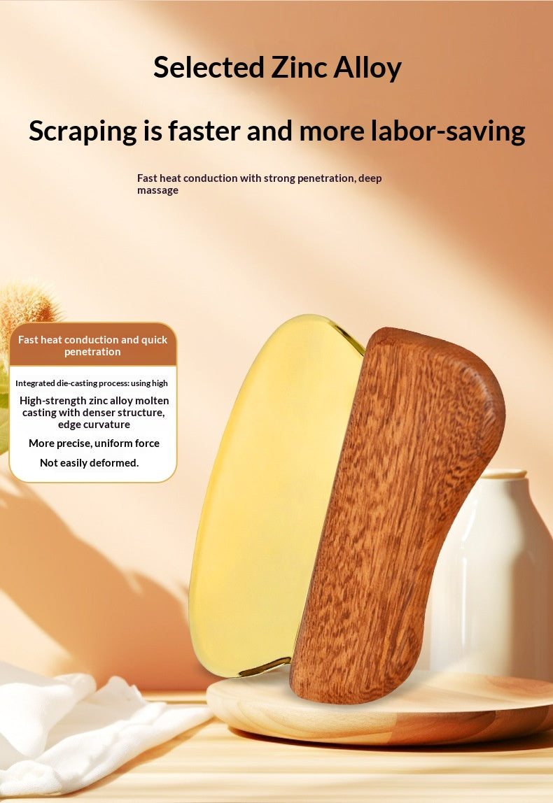 Zinc Alloy Fascia Scraper for Gua Sha Massage