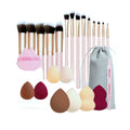 25-Piece Professional Makeup Brush & Tool Set - Apex Goods Co
