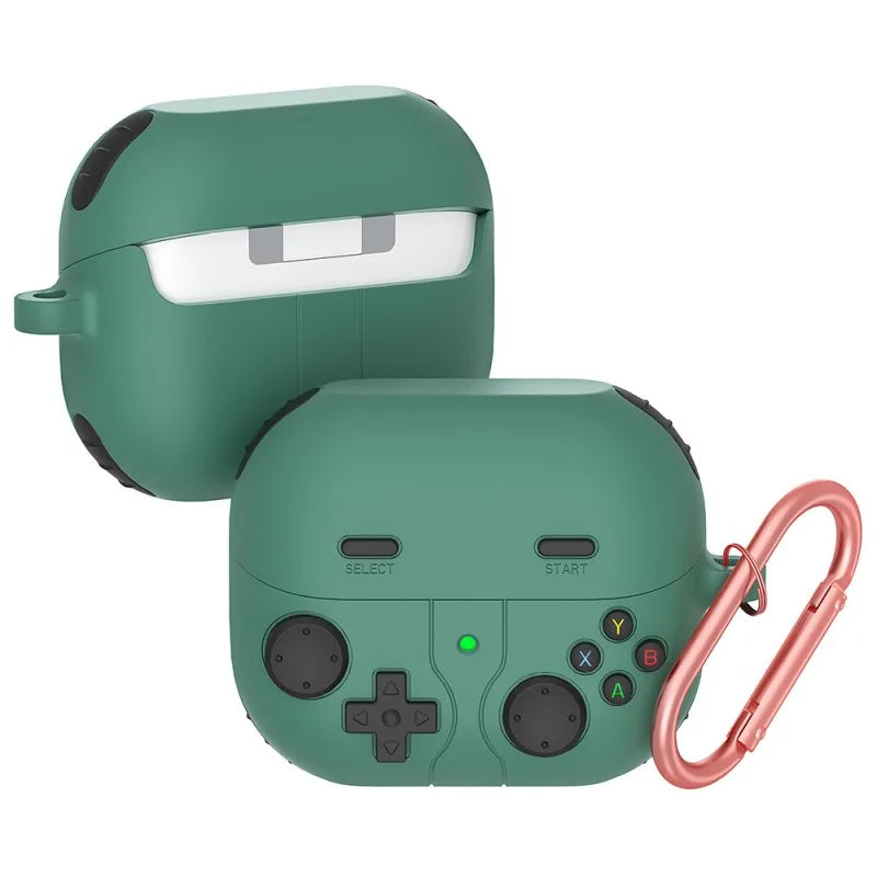 Retro Game Console Earbud Case with Keychain Hook - Apex Goods Co