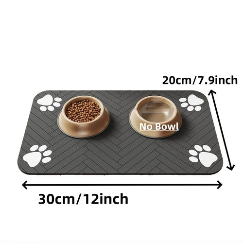 Absorbent Pet Feeding Mat with Waterproof Backing - Apex Goods Co
