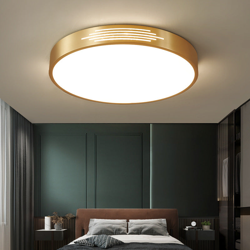 All-Copper LED Ceiling Light, 30cm Diameter - Apex Goods Co