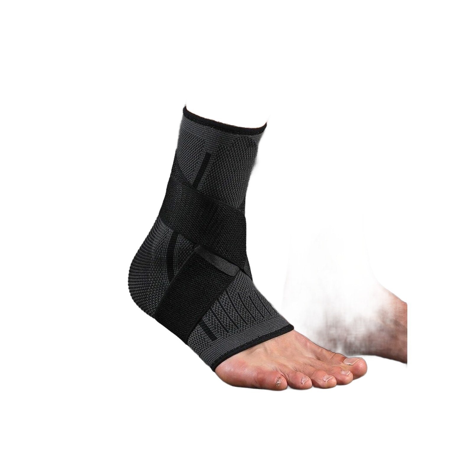 Ankle Support Brace with Adjustable Compression Wrap - Apex Goods Co