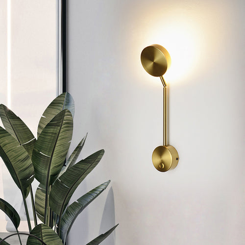 Bedside Wall Lamp with Rotary Switch Control - Apex Goods Co