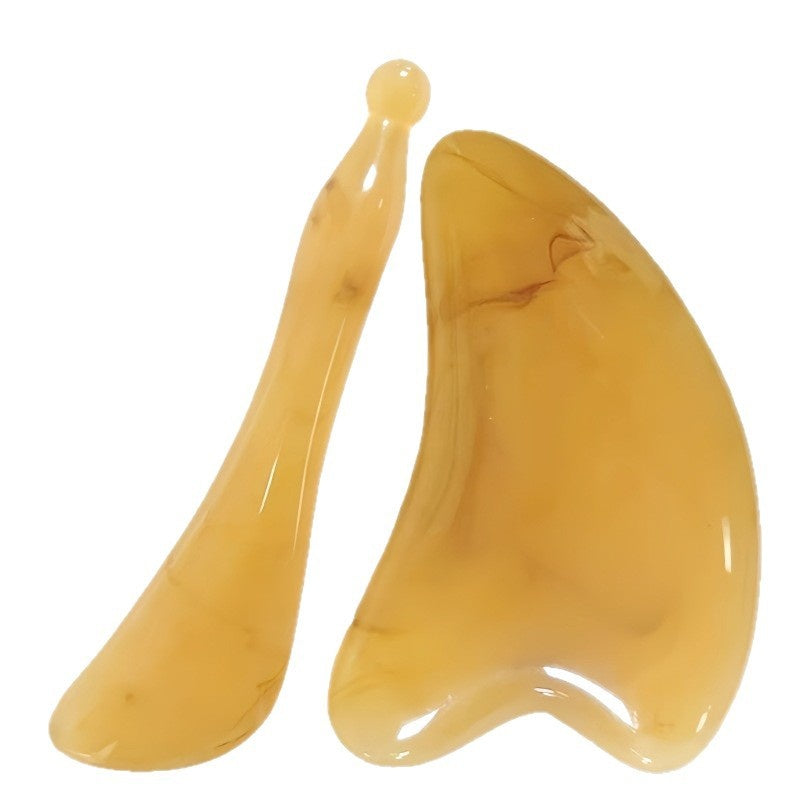 Facial Gua Sha Board & Muscle-Stripping Stick Set - Apex Goods Co