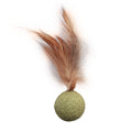 Feather Ball Cat Toy with Mint Catnip - Apex Goods Co