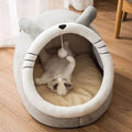 Foldable Cat Bed Cave with Removable Washable Mat - Apex Goods Co