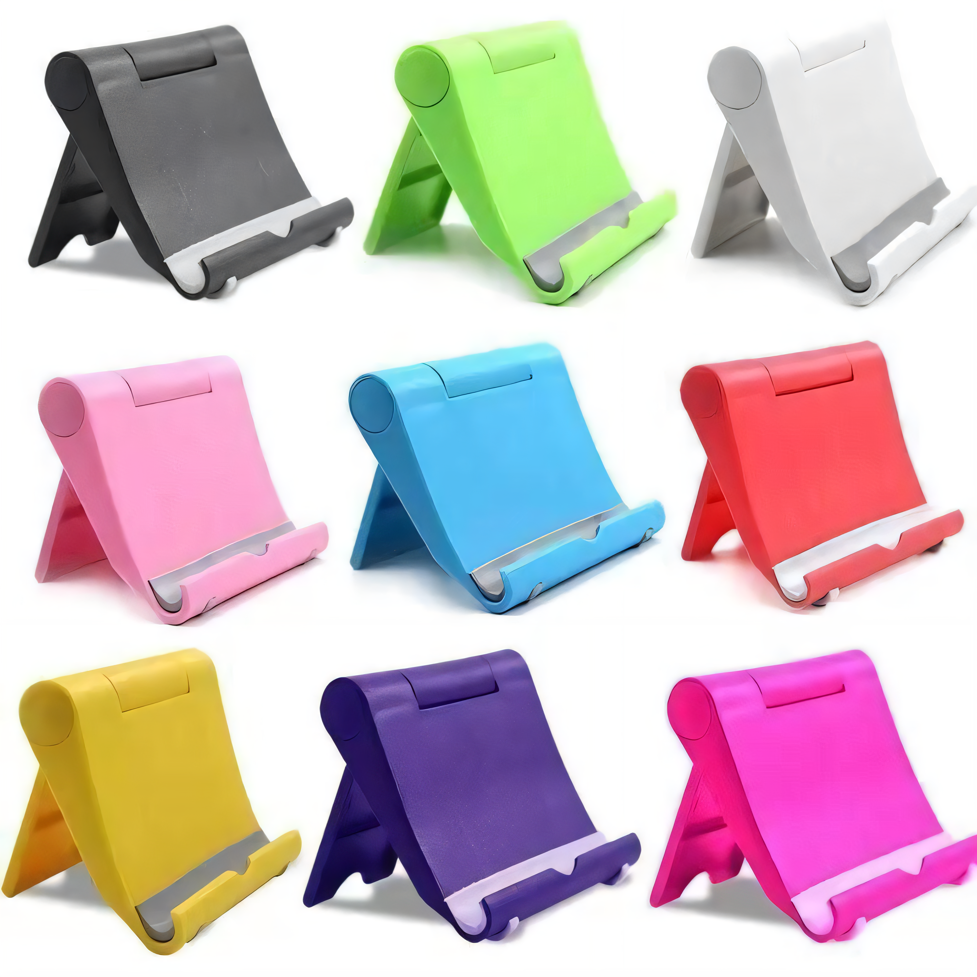 Folding Mobile Phone Holder Stand – White - Apex Goods Co