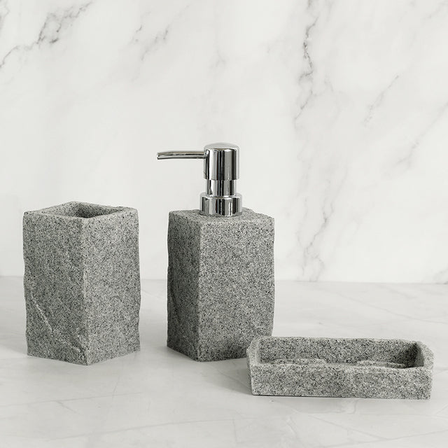 Granite Resin Bathroom Accessories Set - Apex Goods Co