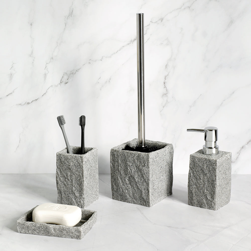 Granite Resin Bathroom Accessories Set - Apex Goods Co