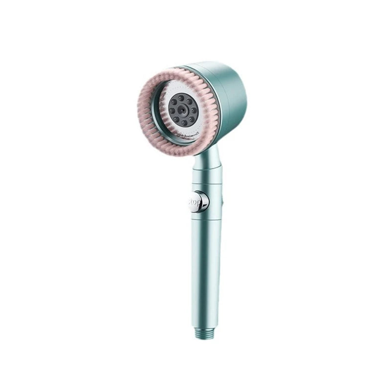 High-Pressure 3-Mode Shower Head with Massage Brush - Apex Goods Co