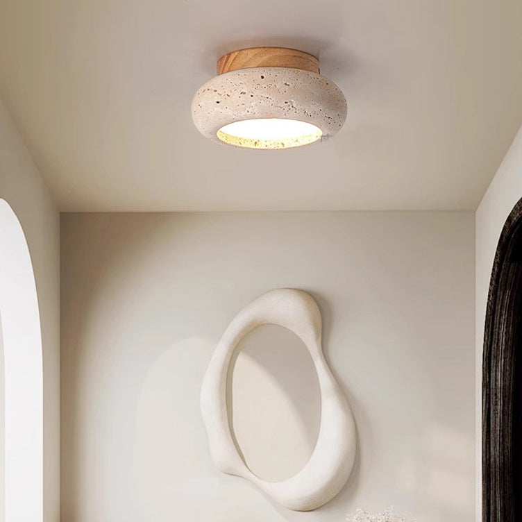 Japanese-Style LED Ceiling Light, 20cm Warm Glow - Apex Goods Co