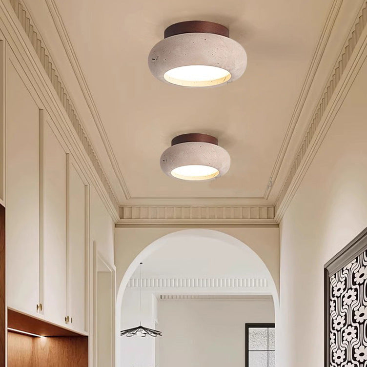 Japanese-Style LED Ceiling Light, 20cm Warm Glow - Apex Goods Co