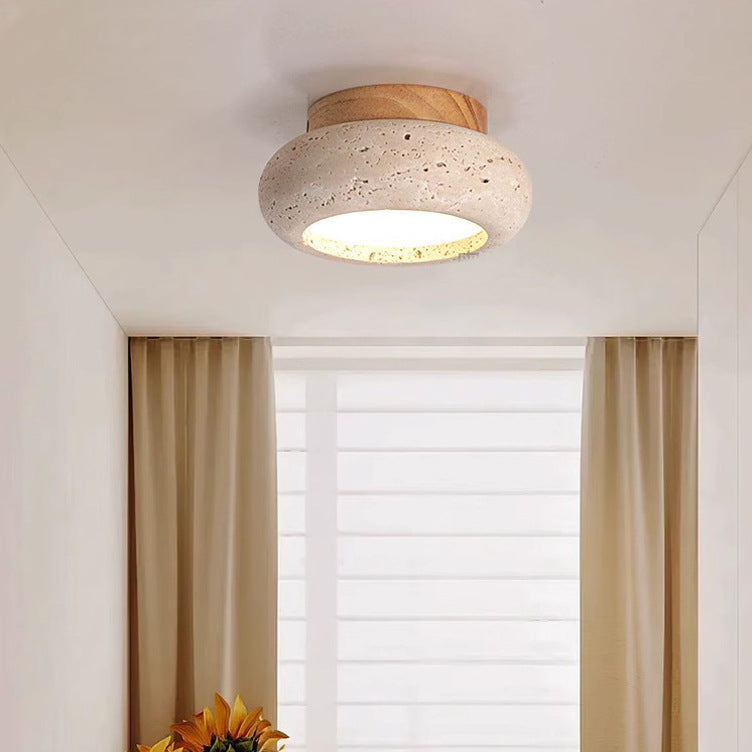Japanese-Style LED Ceiling Light, 20cm Warm Glow - Apex Goods Co