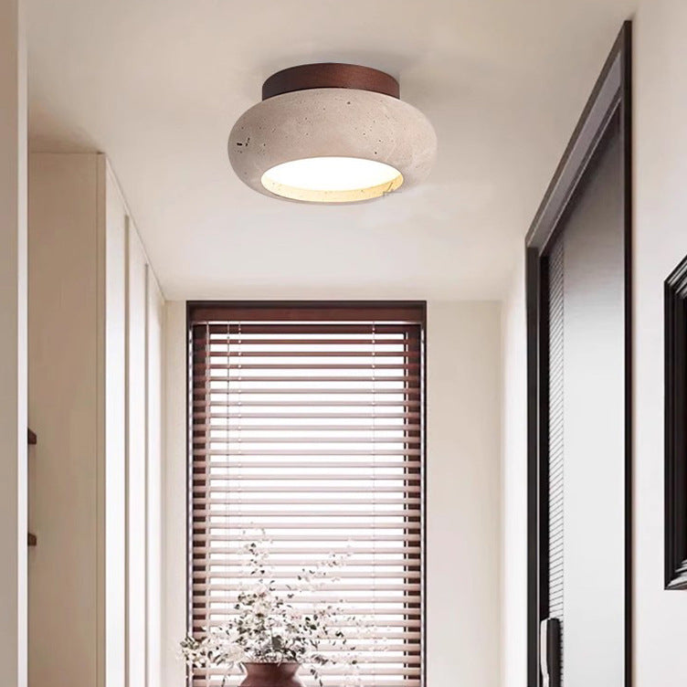 Japanese-Style LED Ceiling Light, 20cm Warm Glow - Apex Goods Co