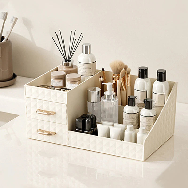 Large Capacity Makeup Organizer with Drawers - Apex Goods Co