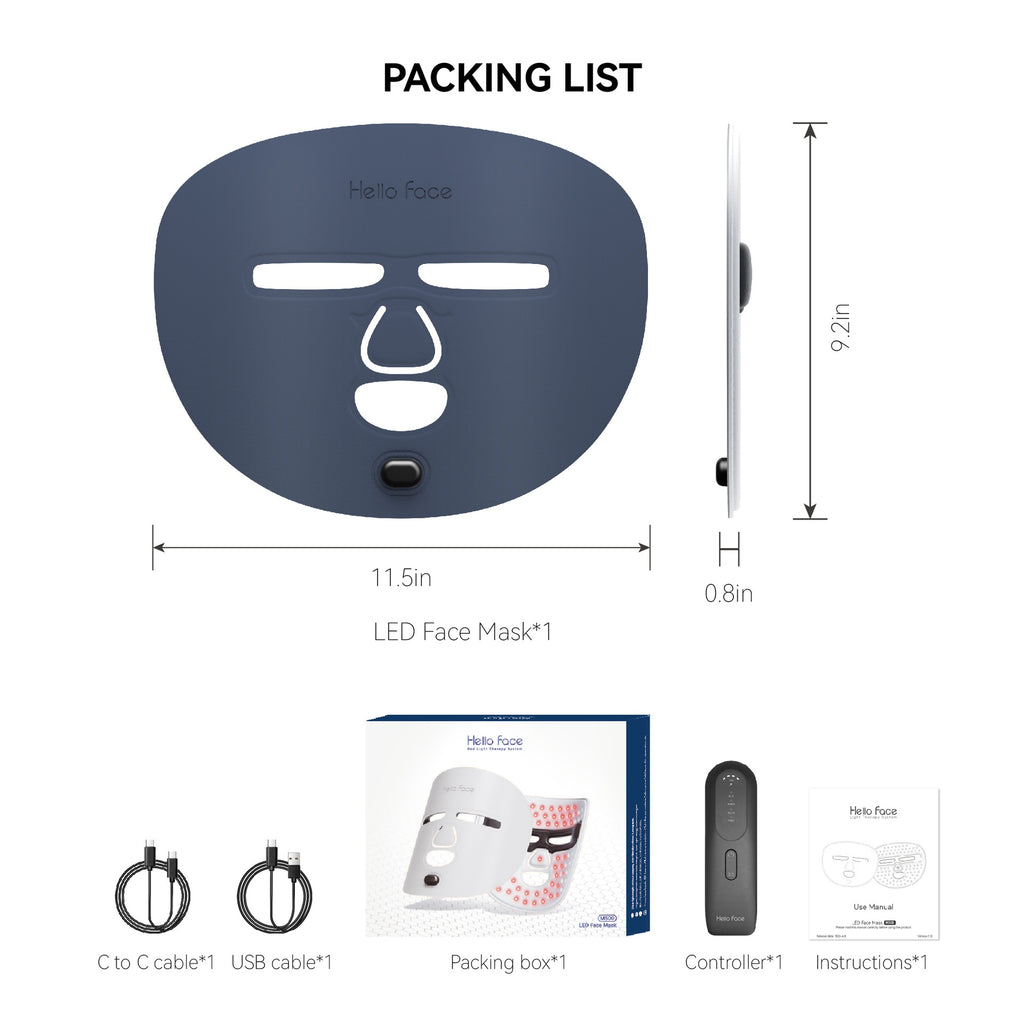 LED Color-Light Facial Beauty Mask - Apex Goods Co